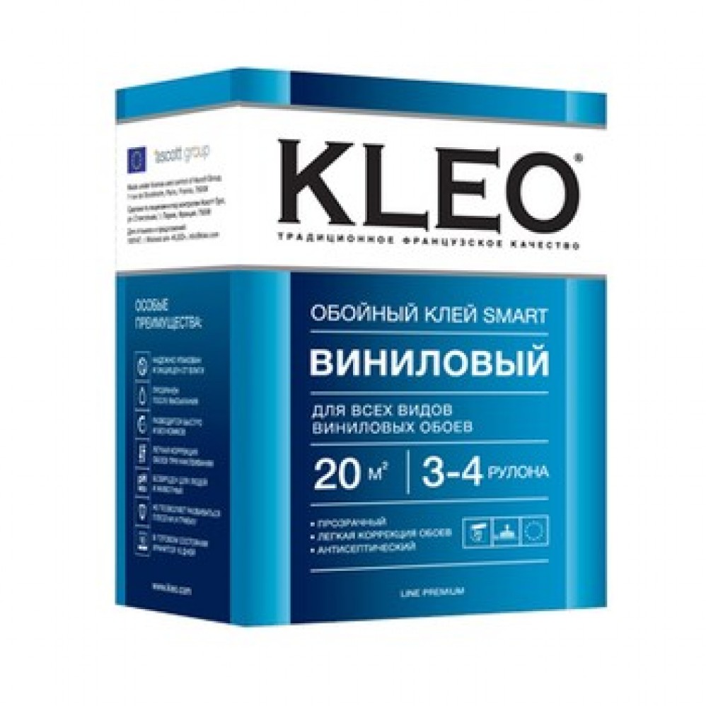 Клей для виниловых обоев, сыпучий KLEO SMART 3-4/20